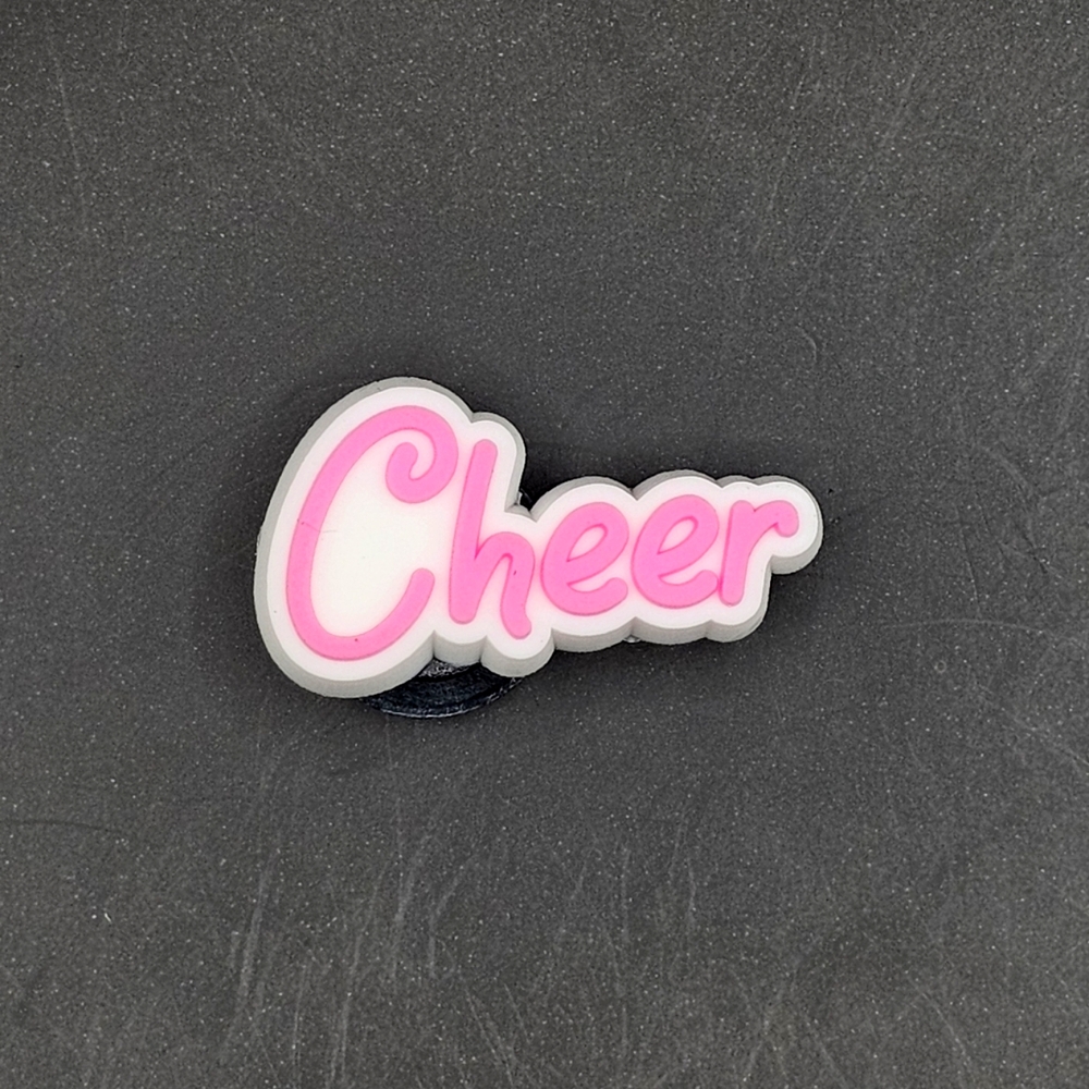 (5/$15) "Cheer" Croc Charm